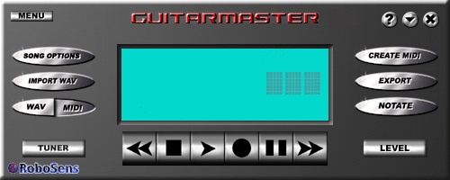 Guitarmaster Guitar Software - low-cost MIDI conversion and tab transcription for guitarists.